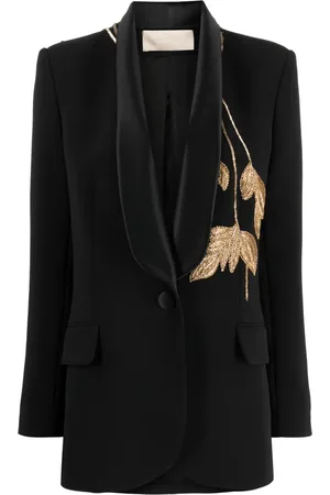 Elie saab Metallic leaf