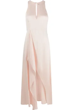 Twin-Set Asymmetric satin dress