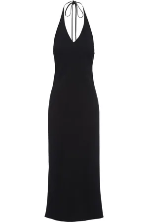 Prada Halterneck sabl?? midi dress