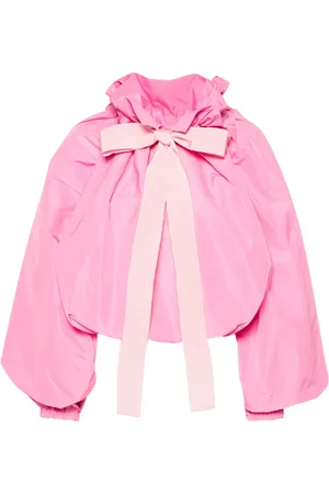 Patou Iconic drawstring faille top