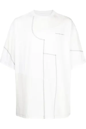 Feng Chen Wang Panelled cotton T