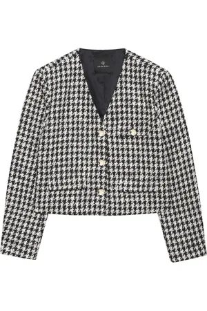 ANINE BING Cara houndstooth