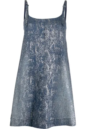 VERSACE Lam?? shift denim dress