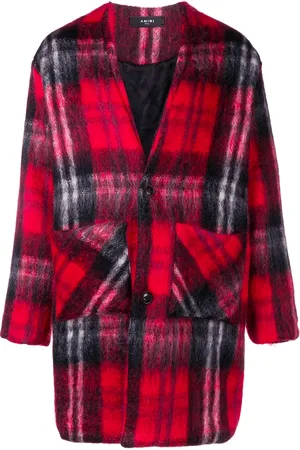 AMIRI Oversized tartan mohair