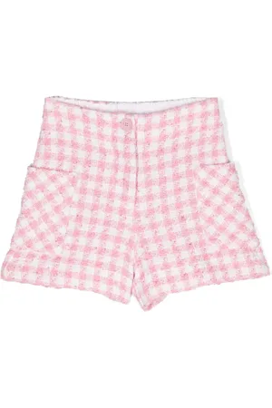 MONNALISA Houndstooth boucl?? shorts