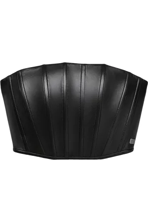 Marc Jacobs Strapless leather corset top