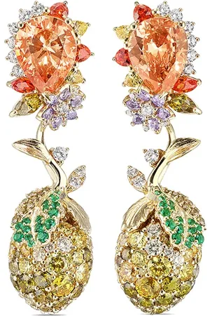 Anabela Chan 18kt yellow vermeil Lemon multi