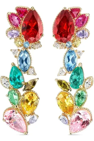 Anabela Chan 18k yellow gold Garden Of Eden multi