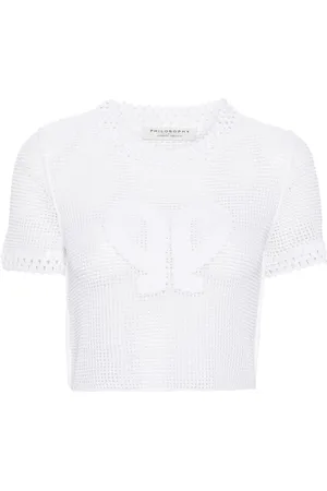 Serafini Macram?? crop top