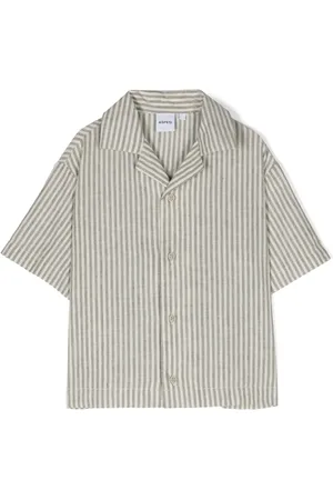 Aspesi Striped notched