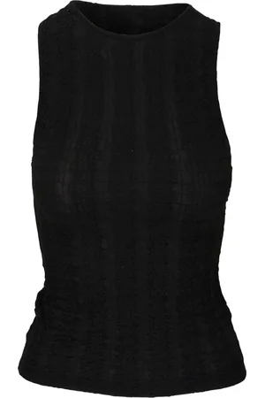 Vince Sleeveless crinkled