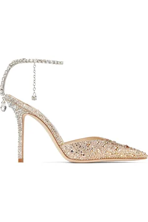 Jimmy Choo 100mm Saeda crystal