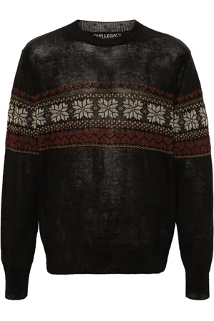 OUR LEGACY Patterned intarsia