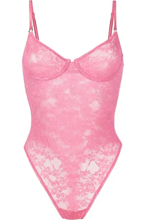 FLEUR DU MAL Le Stretch lace bodysuit