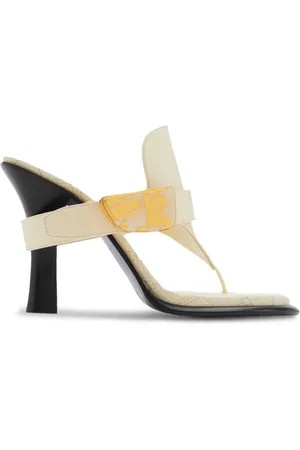 Burberry 100mm Bay leather mules