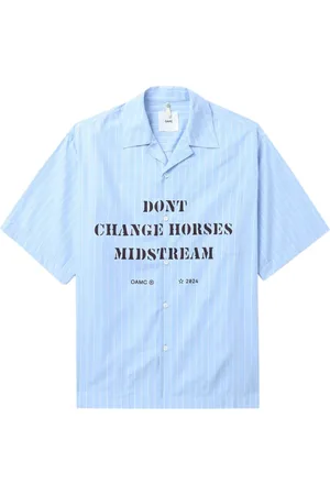 OAMC Striped slogan