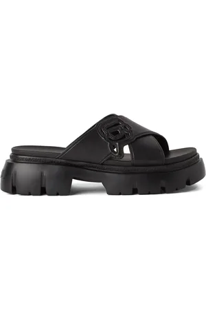 Karl Lagerfeld Ikon NFT Krosstrap leather mules