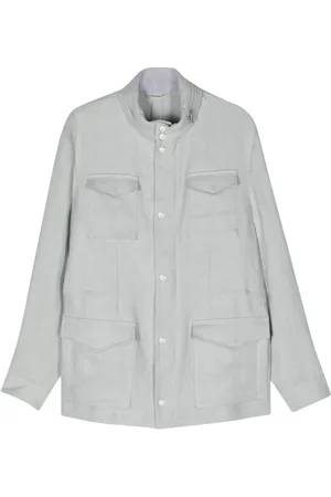 ELEVENTY Linen field jacket