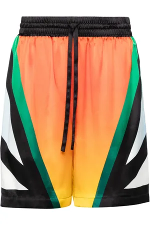 Casablanca Casa Moto Sport silk shorts