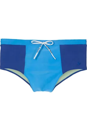 AMIR SLAMA Panelled swim shorts