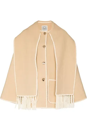Totême Embroidered scarf button