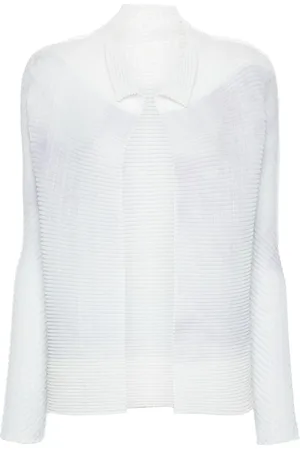 Issey Miyake Ombr?? pliss?? cardigan