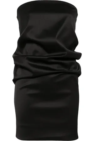 Saint Laurent Strapless wool