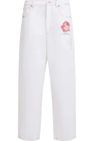 Marni Appliqu??d tapered jeans
