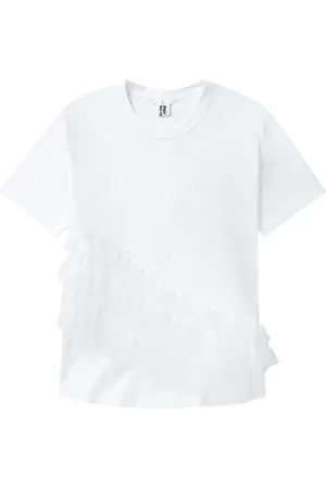 NOIR KEI NINOMIYA Ruffled cotton T