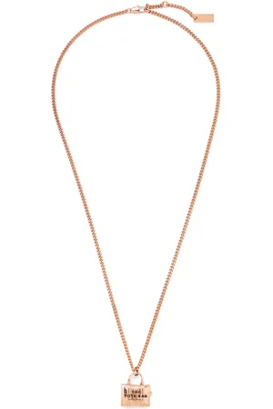 Marc Jacobs The Mini Icon Tote Bag charm necklace