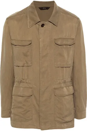 BRIONI Sahariana shirt jacket