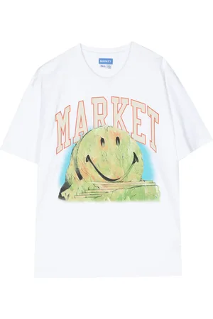 MARKET Smiley Out Of Body cotton T