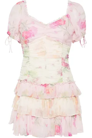 LOVESHACKFANCY Jupe floral