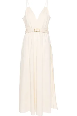 Twin-Set Belted cotton