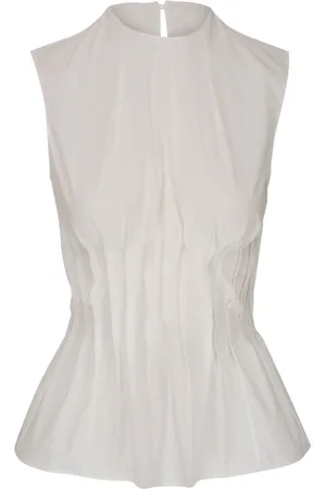 Khaite Westin pleated cotton