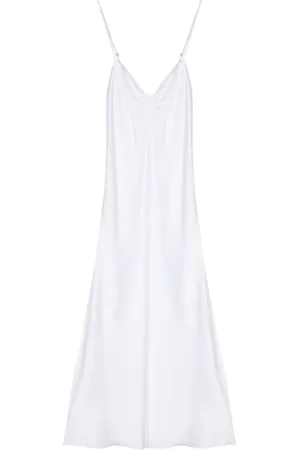 FORTE FORTE Pliss?? satin midi dress