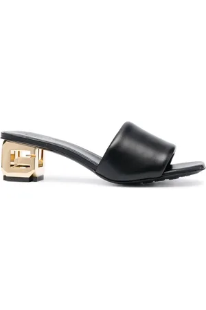 Givenchy 50mm G Cube leather mules