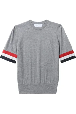 Thom Browne RWB stripe crew