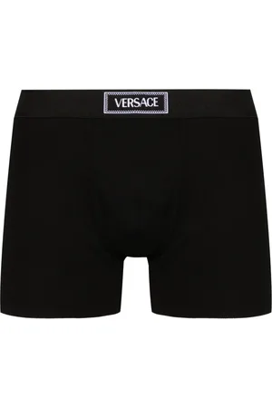 VERSACE 90s Logo ribbed long boxers