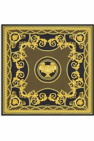 VERSACE La Coupe des Dieux silk foulard