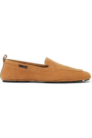 VERSACE Villa suede loafers