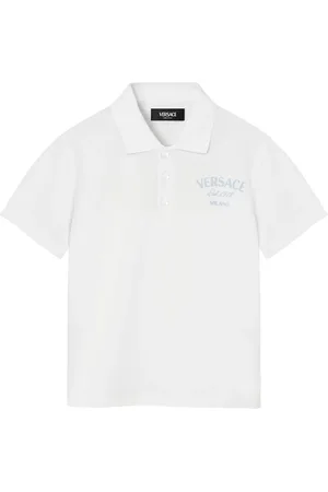 VERSACE University Coral polo shirt