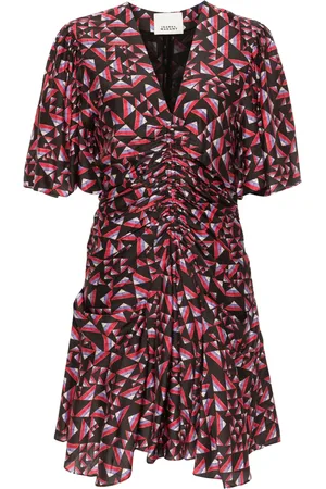 Isabel Marant Lienne ruched mini dress