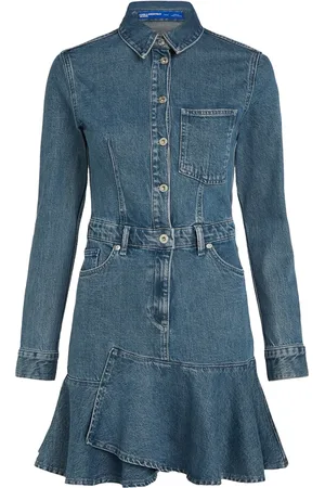 Karl Lagerfeld Ruffled hem long