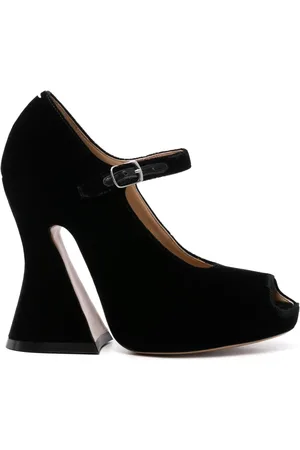Maison Margiela 125mm velvet pumps