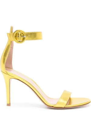 Gianvito Rossi Portofino 85mm metallic