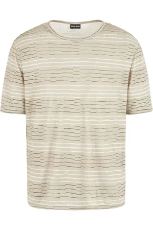 Giorgio Armani Striped linen T