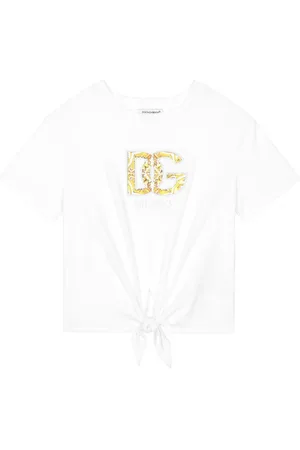 Dolce & Gabbana Logo embroidered cotton t