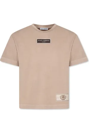 Dolce & Gabbana Logo patch crew neck T