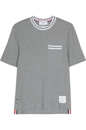 Thom Browne Pointelle cotton blend T